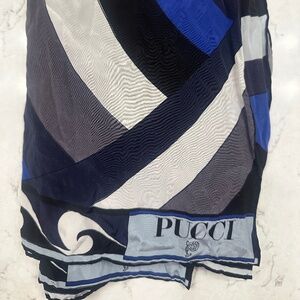 Pucci Silk Scarf 100% Authentic